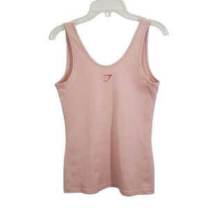 NWT Gymshark Core Vest Tank Top Athletic Pink Salt Rose Slate Small Workout